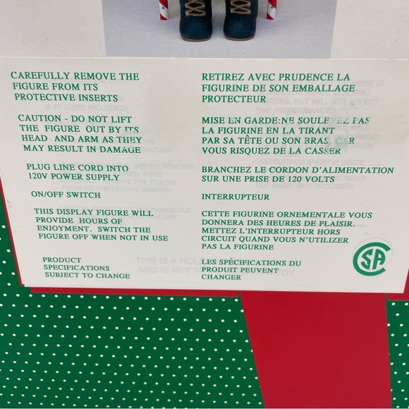 Holiday Creations Animated Musical Santa Figure - Picture 13 of 14